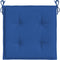 vidaXL - Tuinstoelkussens - 2 - st - 40x40x3 - cm - oxford - stof - koningsblauw