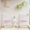 vidaXL - Tuinstoelkussens - 2 - st - 40x40x3 - cm - stof - roze