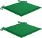 vidaXL - Tuinstoelkussens - 2 - st - 50x50x3 - cm - oxford - stof - groen