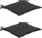 vidaXL - Tuinstoelkussens - 2 - st - 50x50x3 - cm - oxford - stof - antracietkleurig