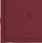 vidaXL - Tuinstoelkussens - 2 - st - 50x50x3 - cm - oxford - stof - wijnrood