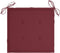 vidaXL - Tuinstoelkussens - 2 - st - 50x50x3 - cm - oxford - stof - wijnrood
