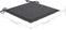 vidaXL - Tuinstoelkussens - 2 - st - 50x50x3 - cm - oxford - stof - antracietkleurig