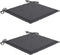vidaXL - Tuinstoelkussens - 2 - st - 50x50x3 - cm - oxford - stof - antracietkleurig