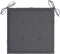 vidaXL - Tuinstoelkussens - 2 - st - 50x50x3 - cm - oxford - stof - antracietkleurig