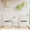 vidaXL - Tuinstoelkussens - 2 - st - 50x50x3 - cm - oxford - stof - antracietkleurig