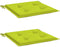 vidaXL - Tuinstoelkussens - 2 - st - 50x50x3 - cm - oxford - stof - felgroen