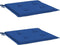 vidaXL - Tuinstoelkussens - 2 - st - 50x50x3 - cm - oxford - stof - koningsblauw