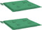vidaXL - Tuinstoelkussens - 2 - st - 50x50x3 - cm - oxford - stof - groen