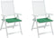 vidaXL - Tuinstoelkussens - 2 - st - 50x50x3 - cm - oxford - stof - groen