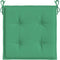 vidaXL - Tuinstoelkussens - 2 - st - 50x50x3 - cm - oxford - stof - groen