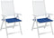 vidaXL - Tuinstoelkussens - 2 - st - 50x50x3 - cm - oxford - stof - koningsblauw
