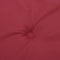 vidaXL - Tuinstoelkussens - 2 - st - 50x50x3 - cm - oxford - stof - wijnrood