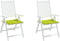 vidaXL - Tuinstoelkussens - 2 - st - 50x50x3 - cm - oxford - stof - felgroen