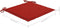 vidaXL - Tuinstoelkussens - 2 - st - 50x50x3 - cm - stof - rood