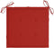 vidaXL - Tuinstoelkussens - 2 - st - 50x50x3 - cm - stof - rood