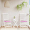 vidaXL - Tuinstoelkussens - 2 - st - 50x50x3 - cm - stof - roze
