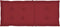 vidaXL - Tuinstoelkussens - 2 - st - hoge - rug - 120x50x3 - cm - stof - wijnrood