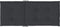vidaXL - Tuinstoelkussens - 2 - st - hoge - rug - 120x50x3 - cm - stof - zwart