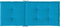vidaXL - Tuinstoelkussens - 2 - st - hoge - rug - 120x50x3 - cm - stof - blauw