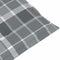 vidaXL - Tuinstoelkussens - 2 - st - hoge - rug - ruitpatroon - 120x50x3 - cm - grijs