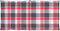 vidaXL - Tuinstoelkussens - 4 - st - 100x50x3 - cm - oxford - stof - ruitpatroon - rood