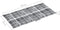 vidaXL - Tuinstoelkussens - 4 - st - 100x50x3 - cm - oxford - stof - ruitpatroon - grijs