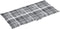 vidaXL - Tuinstoelkussens - 4 - st - 100x50x3 - cm - oxford - stof - ruitpatroon - grijs