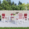 vidaXL - Tuinstoelkussens - 4 - st - 100x50x3 - cm - oxford - stof - wijnrood