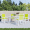 vidaXL - Tuinstoelkussens - 4 - st - 100x50x3 - cm - oxford - stof - heldergroen