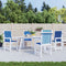 vidaXL - Tuinstoelkussens - 4 - st - 100x50x3 - cm - oxford - stof - koningsblauw