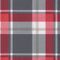vidaXL - Tuinstoelkussens - 4 - st - 100x50x3 - cm - oxford - stof - ruitpatroon - rood