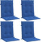 vidaXL - Tuinstoelkussens - 4 - st - 100x50x3 - cm - oxford - stof - koningsblauw