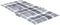 vidaXL - Tuinstoelkussens - 4 - st - 100x50x3 - cm - oxford - stof - ruitpatroon - grijs
