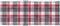 vidaXL - Tuinstoelkussens - 4 - st - 120x50x3 - cm - stof - ruitpatroon - rood