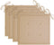 vidaXL - Tuinstoelkussens - 4 - st - 40x40x3 - cm - oxford - stof - beige