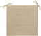 vidaXL - Tuinstoelkussens - 4 - st - 40x40x3 - cm - oxford - stof - beige
