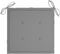 vidaXL - Tuinstoelkussens - 4 - st - 40x40x3 - cm - oxford - stof - grijs