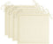 vidaXL - Tuinstoelkussens - 4 - st - 40x40x3 - cm - oxford - stof - crèmekleurig