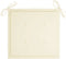vidaXL - Tuinstoelkussens - 4 - st - 40x40x3 - cm - oxford - stof - crèmekleurig