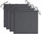 vidaXL - Tuinstoelkussens - 4 - st - 40x40x3 - cm - oxford - stof - antracietkleurig