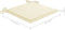 vidaXL - Tuinstoelkussens - 4 - st - 40x40x3 - cm - oxford - stof - crèmekleurig