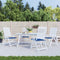 vidaXL - Tuinstoelkussens - 4 - st - 40x40x3 - cm - oxford - stof - koningsblauw