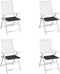 vidaXL - Tuinstoelkussens - 4 - st - 40x40x3 - cm - oxford - stof - zwart