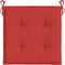 vidaXL - Tuinstoelkussens - 4 - st - 40x40x3 - cm - oxford - stof - rood