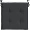 vidaXL - Tuinstoelkussens - 4 - st - 40x40x3 - cm - oxford - stof - zwart
