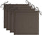 vidaXL - Tuinstoelkussens - 4 - st - 40x40x3 - cm - oxford - stof - taupe