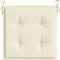 vidaXL - Tuinstoelkussens - 4 - st - 40x40x3 - cm - oxford - stof - crèmekleurig
