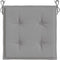 vidaXL - Tuinstoelkussens - 4 - st - 40x40x3 - cm - oxford - stof - grijs