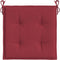 vidaXL - Tuinstoelkussens - 4 - st - 40x40x3 - cm - oxford - stof - wijnrood